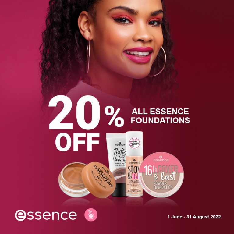 20% OFF essence Foundations June - August! - TFG Media